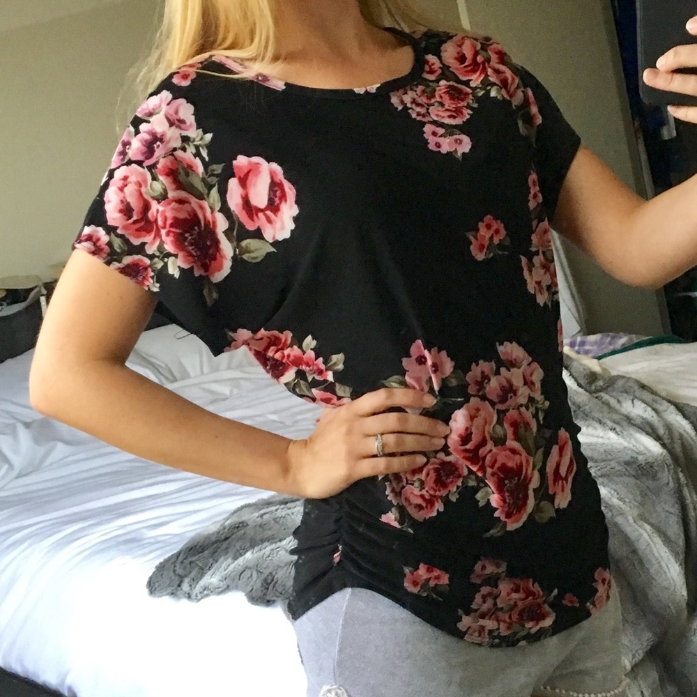 Floral Silky Blouse
